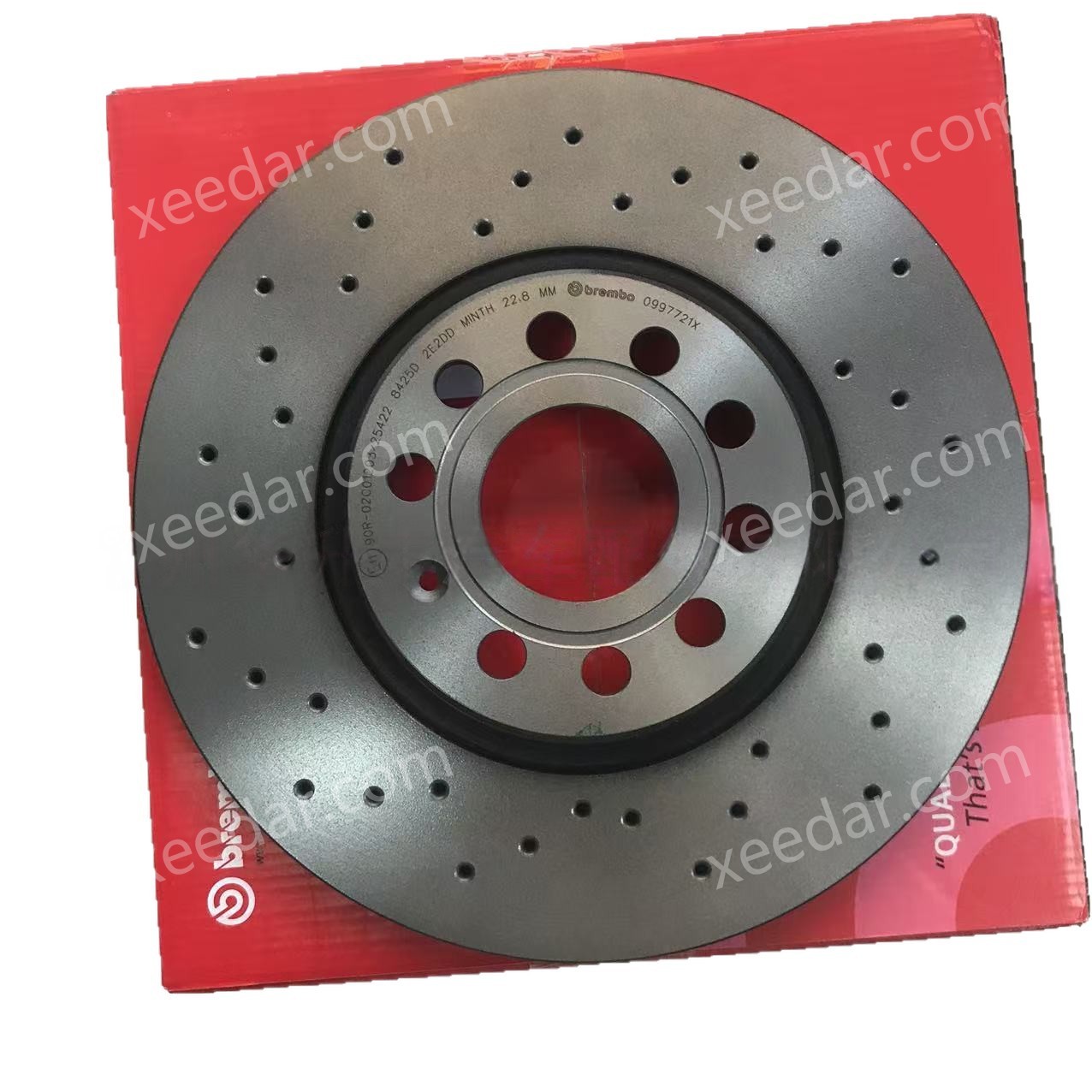 BREMBO 09.9772.1X Front Brake Disc for VW Magotan/Tiguan/Audi A3
