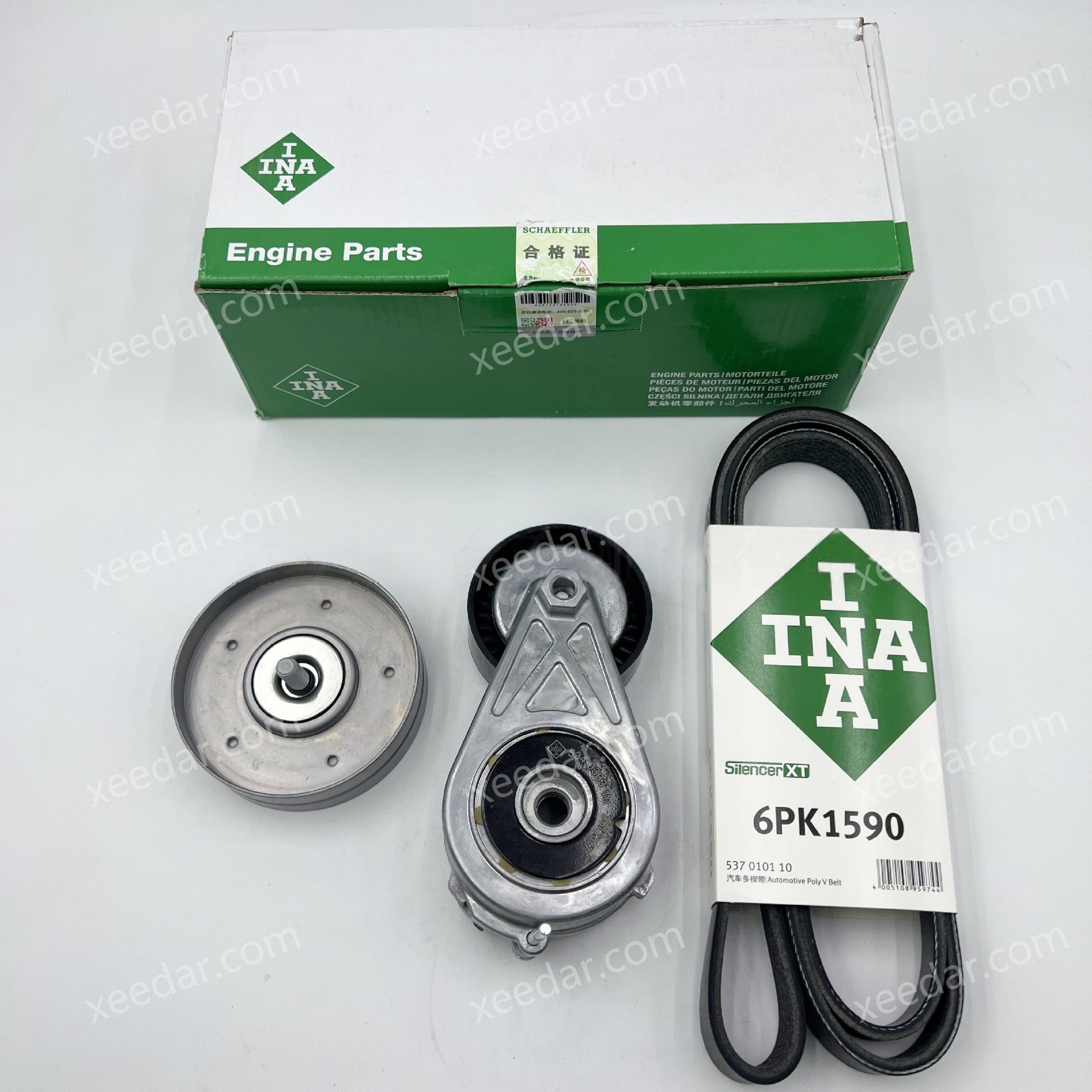 INA 5291526400 Accessory Belt Tensioner Kit for Audi A4L/A5/Q5