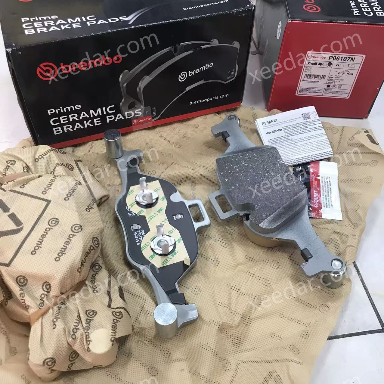 BREMBO P06107N Front Brake Pad Set for BMW G12/G11