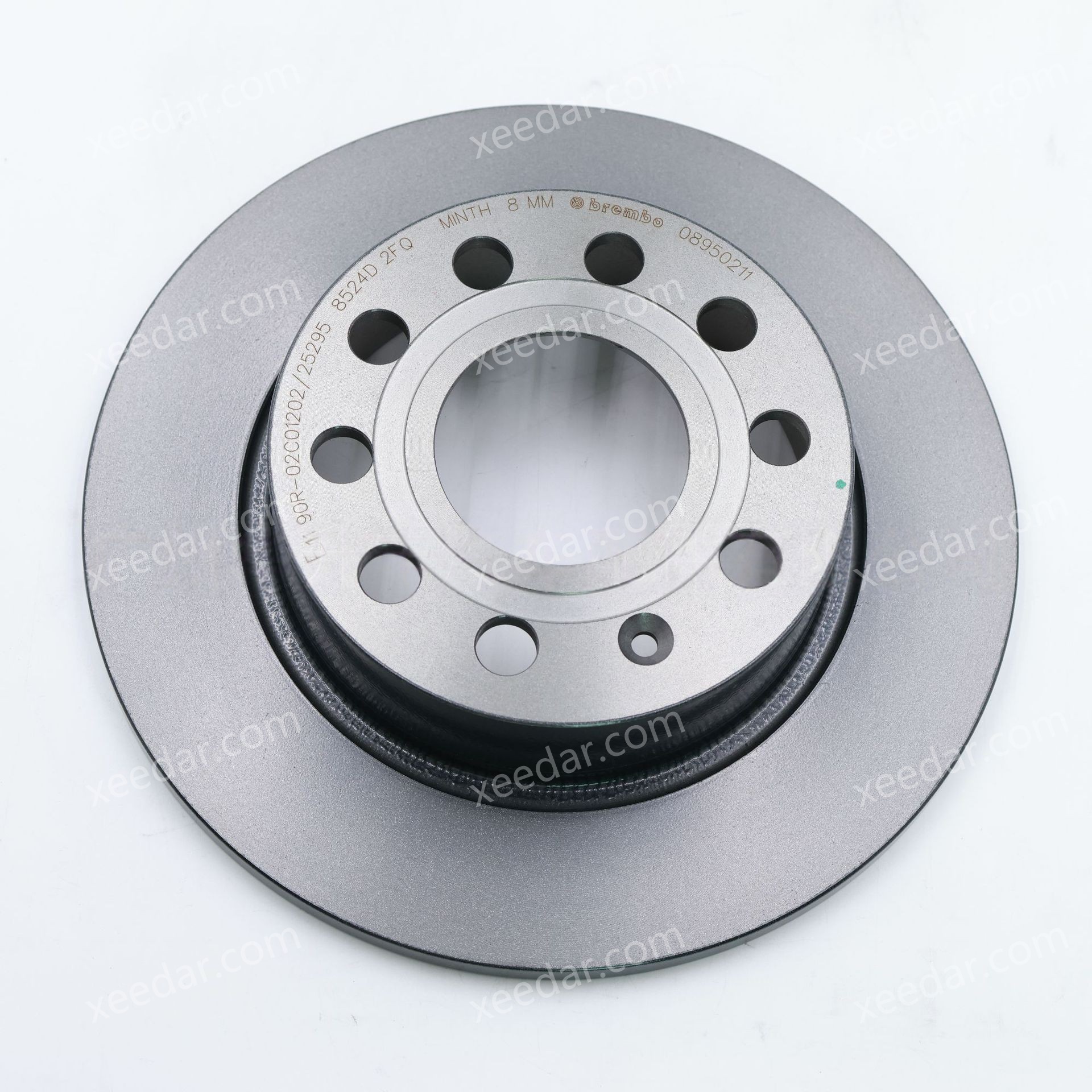BREMBO 08.9502.11 Rear Brake Disc for Audi A3/VW Golf