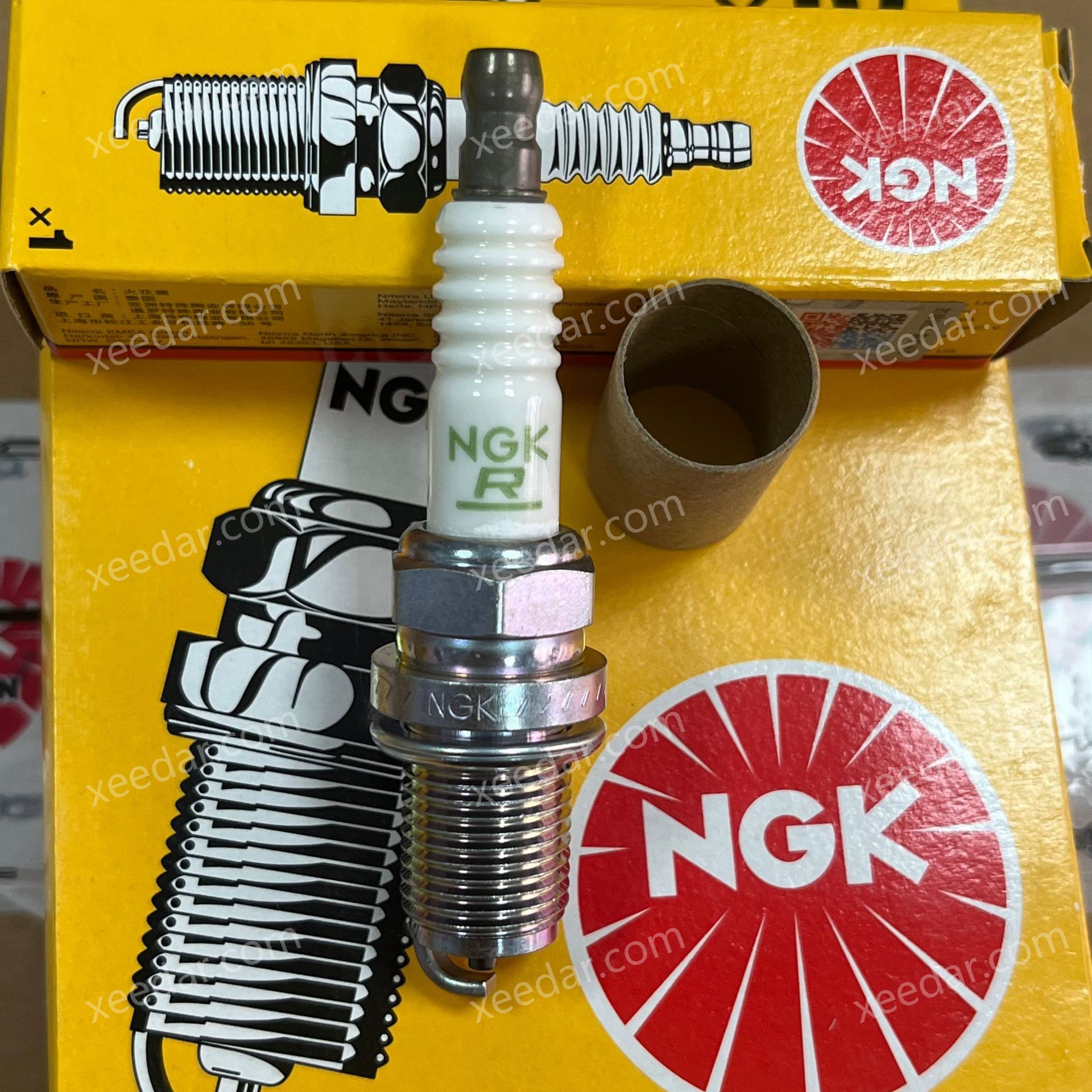 NGK 6962 BKR6EK Spark Plug (Universal Small Terminal)