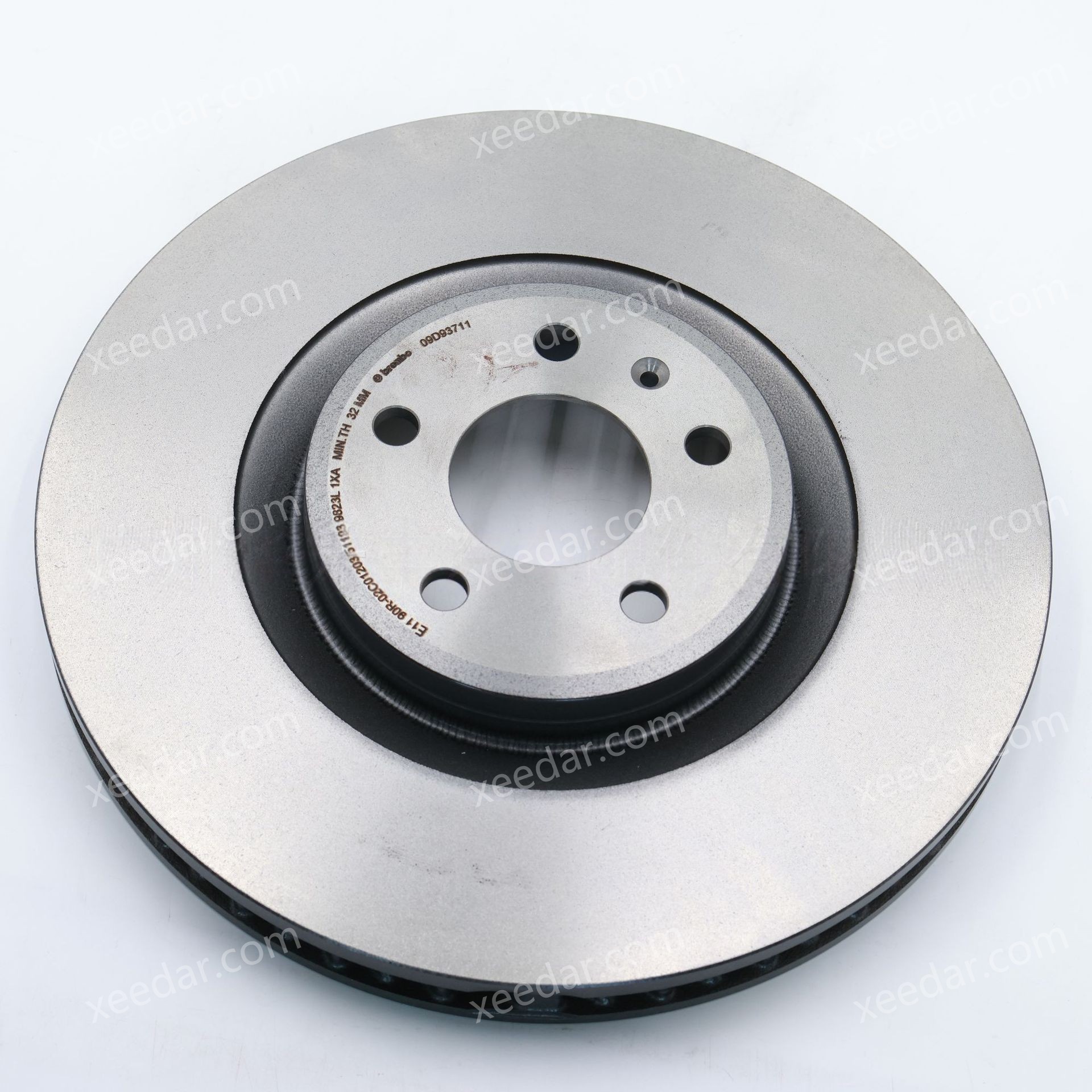 BREMBO 09.D937.11 Front Right Brake Disc for Porsche Macan